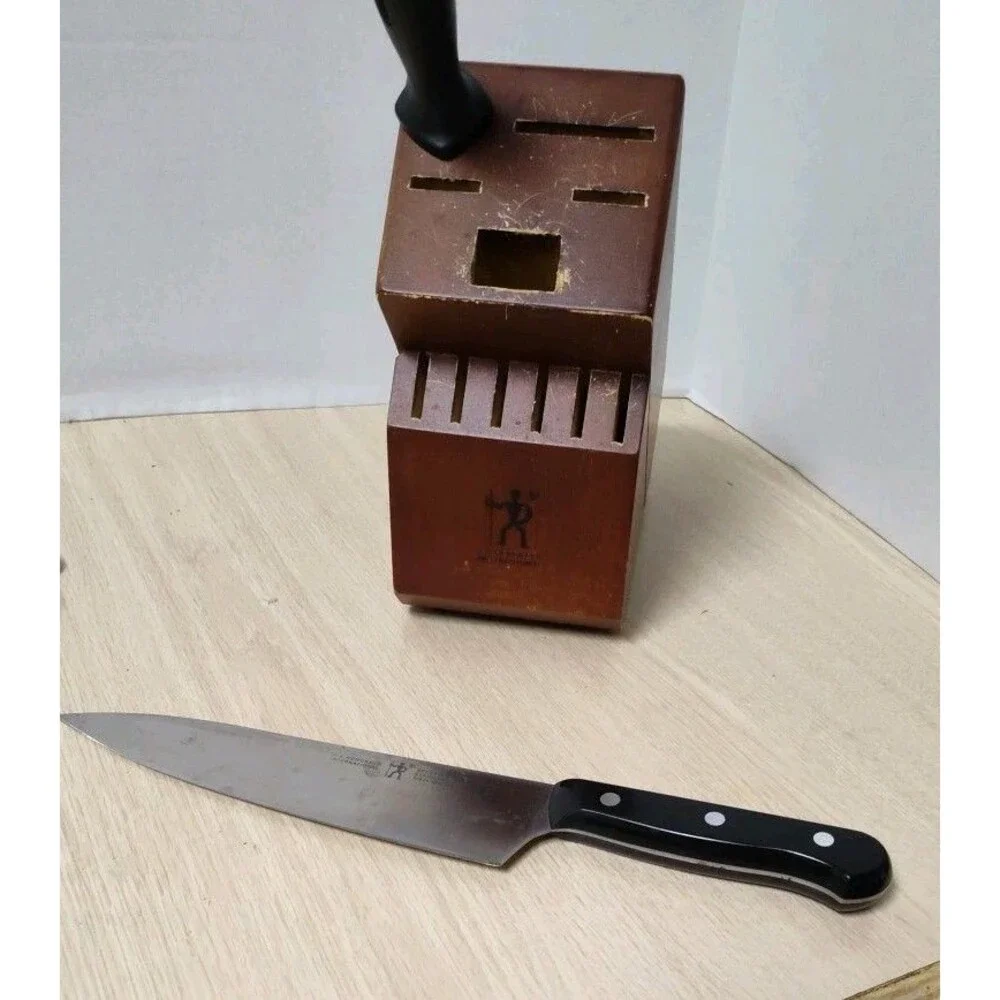 JA Henckels 9 Piece Solution Fine Edge Knife Block Kitchen Cutlery Set‎ India